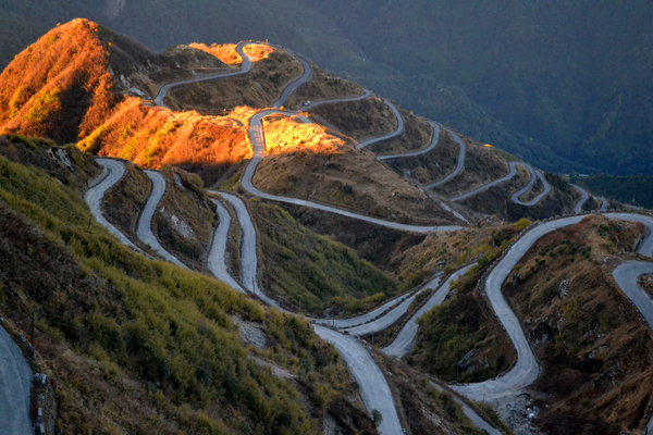 Silk route sikkim road
